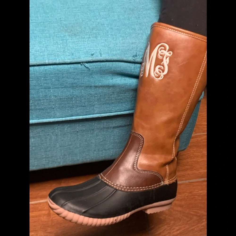 Monogrammed Duck Boots‎ 🥾